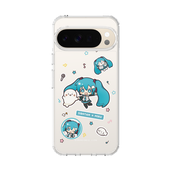 スリムプロテクションケース［ しろたん×初音ミク - ステッカー ］