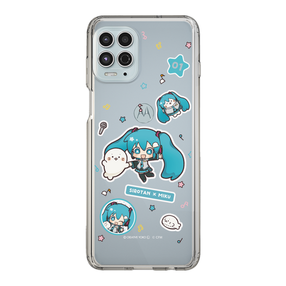 スリムプロテクションケース［ しろたん×初音ミク - ステッカー ］