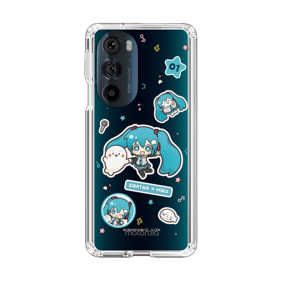 スリムプロテクションケース［ しろたん×初音ミク - ステッカー ］