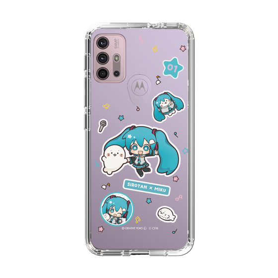 スリムプロテクションケース［ しろたん×初音ミク - ステッカー ］
