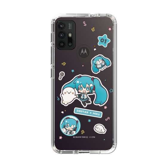 スリムプロテクションケース［ しろたん×初音ミク - ステッカー ］