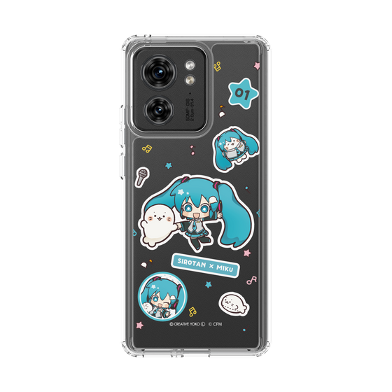 スリムプロテクションケース［ しろたん×初音ミク - ステッカー ］