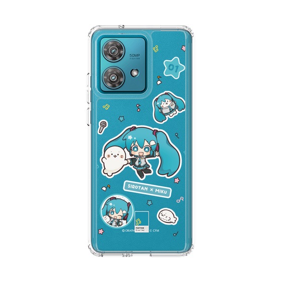 スリムプロテクションケース［ しろたん×初音ミク - ステッカー ］