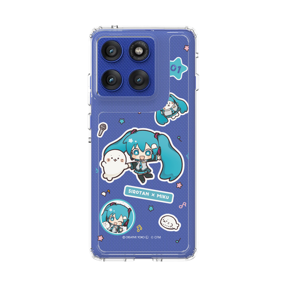 スリムプロテクションケース［ しろたん×初音ミク - ステッカー ］