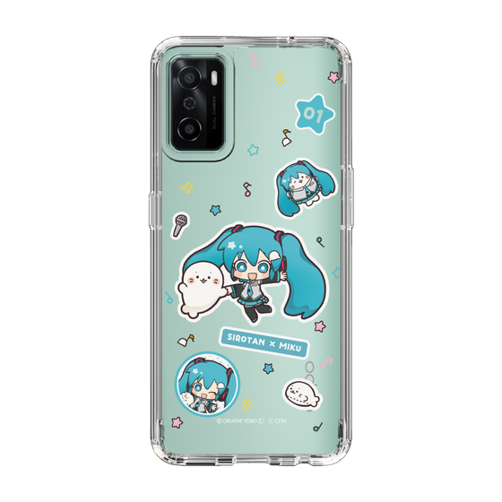 スリムプロテクションケース［ しろたん×初音ミク - ステッカー ］