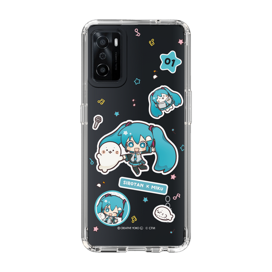 スリムプロテクションケース［ しろたん×初音ミク - ステッカー ］