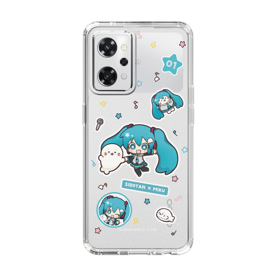 スリムプロテクションケース［ しろたん×初音ミク - ステッカー ］