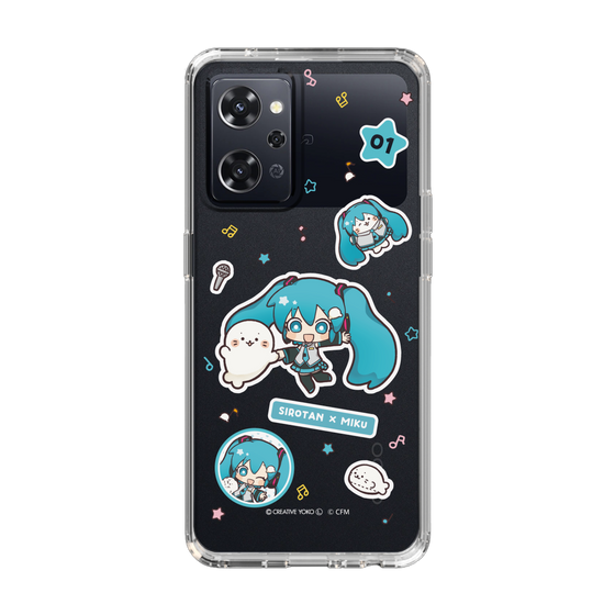 スリムプロテクションケース［ しろたん×初音ミク - ステッカー ］