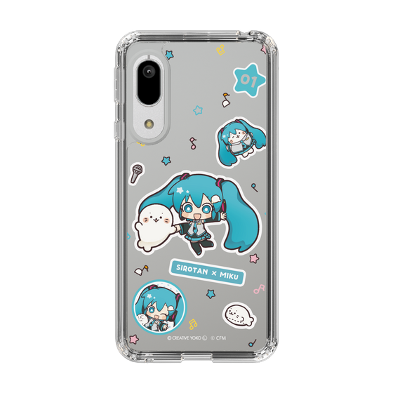 スリムプロテクションケース［ しろたん×初音ミク - ステッカー ］