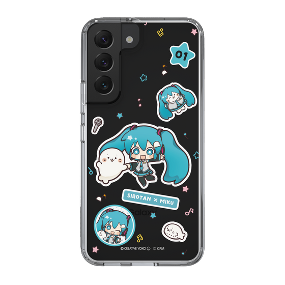 スリムプロテクションケース［ しろたん×初音ミク - ステッカー ］