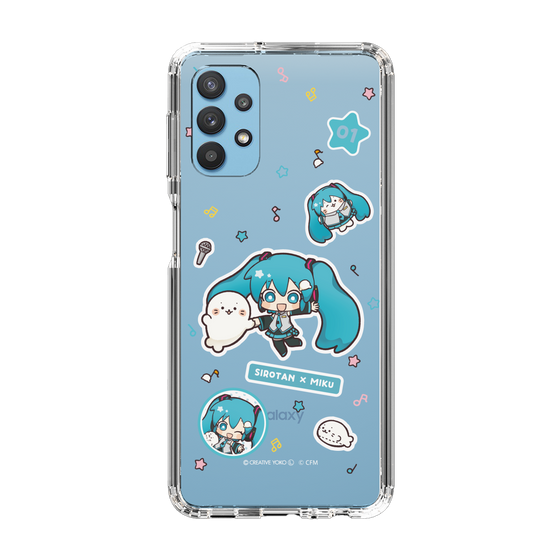 スリムプロテクションケース［ しろたん×初音ミク - ステッカー ］