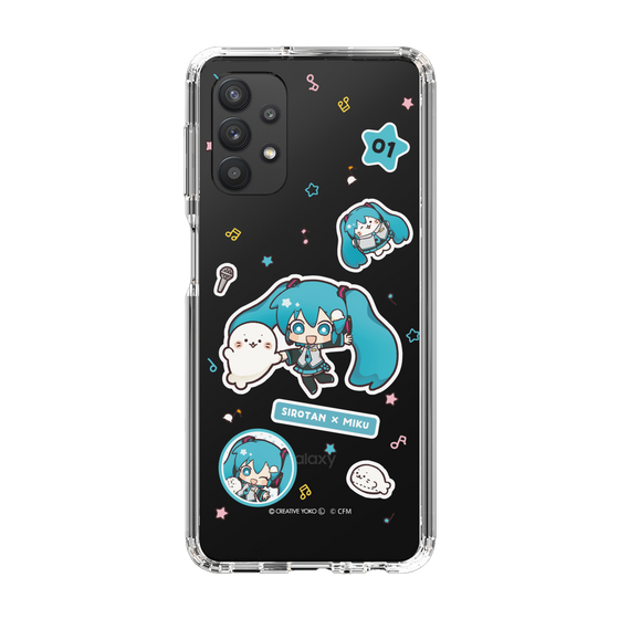 スリムプロテクションケース［ しろたん×初音ミク - ステッカー ］