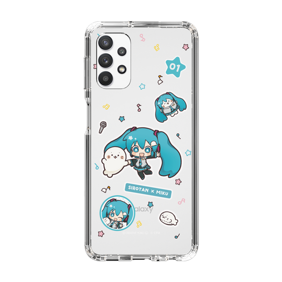 スリムプロテクションケース［ しろたん×初音ミク - ステッカー ］
