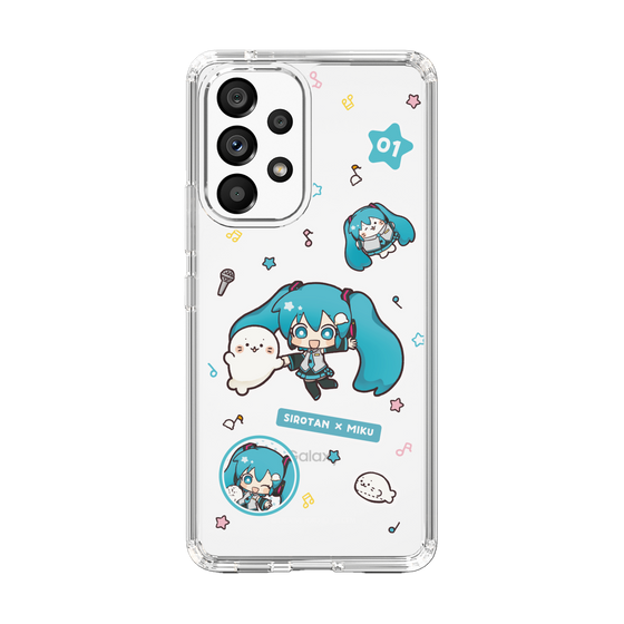 スリムプロテクションケース［ しろたん×初音ミク - ステッカー ］