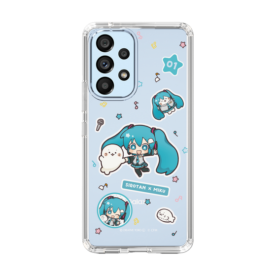 スリムプロテクションケース［ しろたん×初音ミク - ステッカー ］