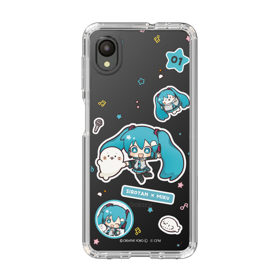 スリムプロテクションケース［ しろたん×初音ミク - ステッカー ］