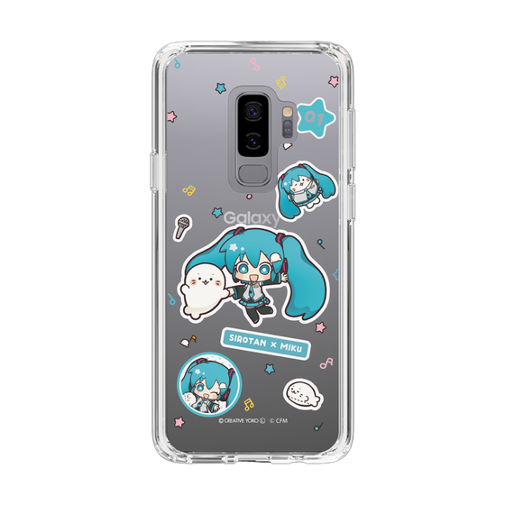 スリムプロテクションケース［ しろたん×初音ミク - ステッカー ］