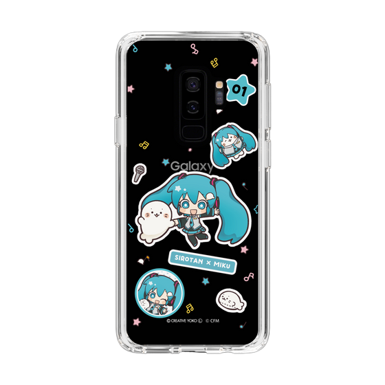 スリムプロテクションケース［ しろたん×初音ミク - ステッカー ］