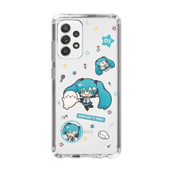 スリムプロテクションケース［ しろたん×初音ミク - ステッカー ］