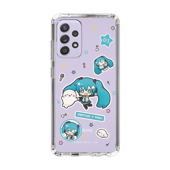 スリムプロテクションケース［ しろたん×初音ミク - ステッカー ］