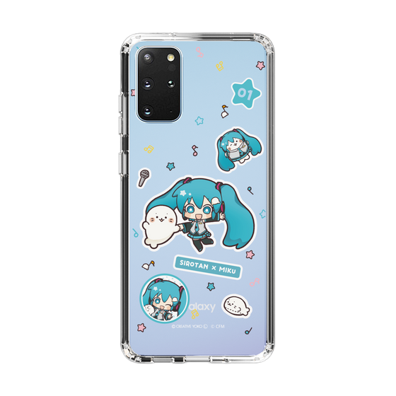 スリムプロテクションケース［ しろたん×初音ミク - ステッカー ］