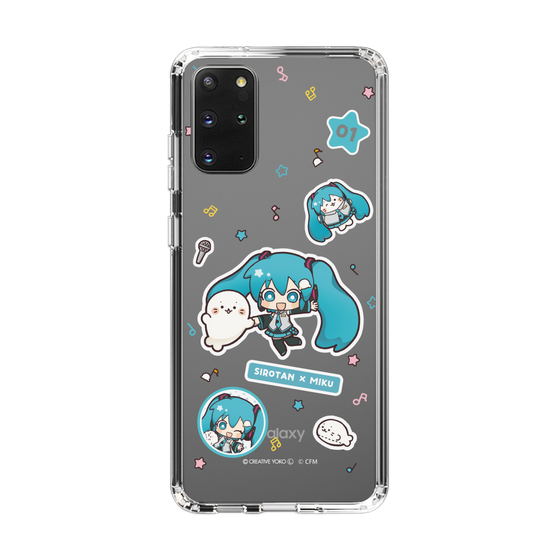 スリムプロテクションケース［ しろたん×初音ミク - ステッカー ］