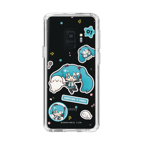 スリムプロテクションケース［ しろたん×初音ミク - ステッカー ］