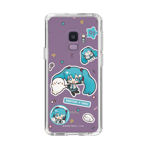 スリムプロテクションケース［ しろたん×初音ミク - ステッカー ］