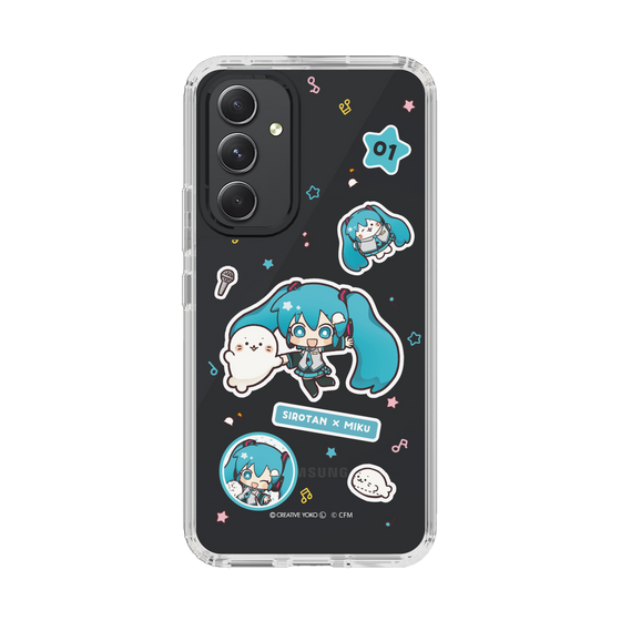 スリムプロテクションケース［ しろたん×初音ミク - ステッカー ］