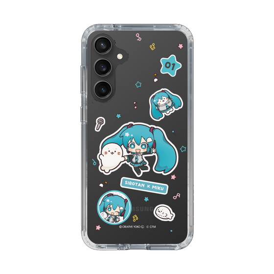 スリムプロテクションケース［ しろたん×初音ミク - ステッカー ］
