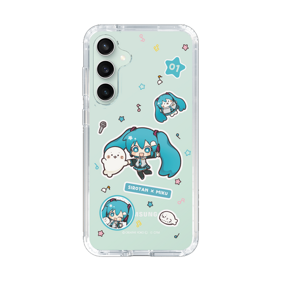 スリムプロテクションケース［ しろたん×初音ミク - ステッカー ］