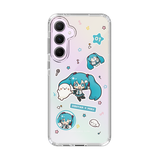 スリムプロテクションケース［ しろたん×初音ミク - ステッカー ］