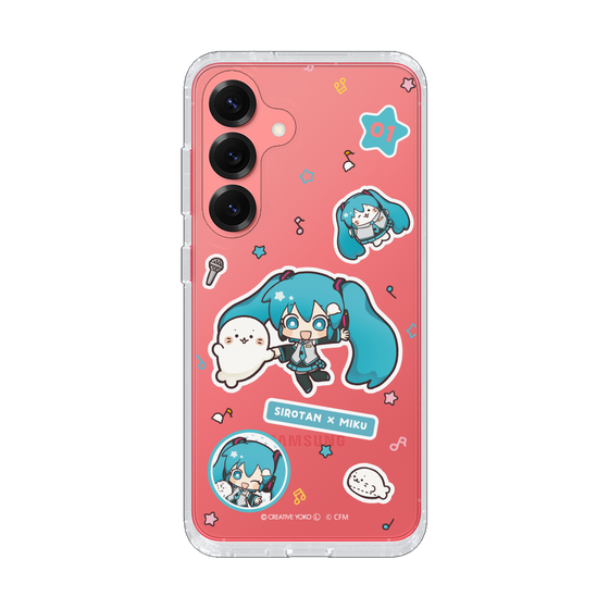 スリムプロテクションケース［ しろたん×初音ミク - ステッカー ］