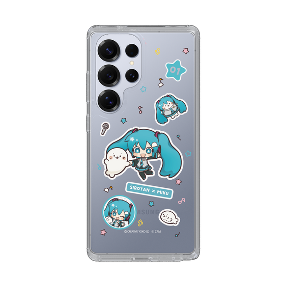 スリムプロテクションケース［ しろたん×初音ミク - ステッカー ］
