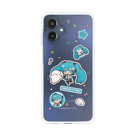 スリムプロテクションケース［ しろたん×初音ミク - ステッカー ］