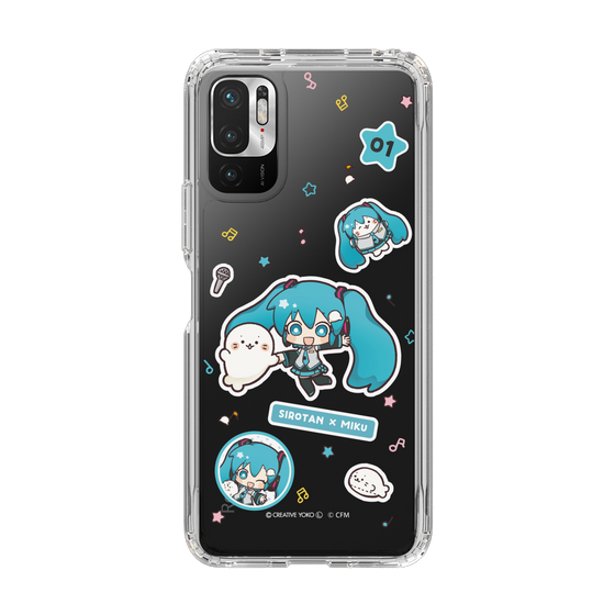 スリムプロテクションケース［ しろたん×初音ミク - ステッカー ］