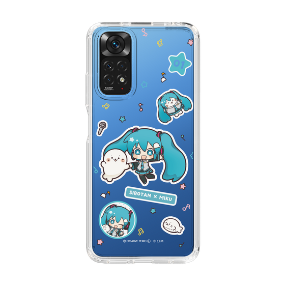 スリムプロテクションケース［ しろたん×初音ミク - ステッカー ］