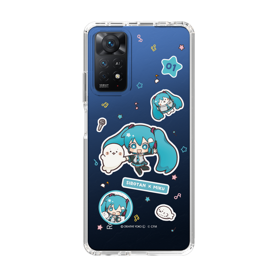 スリムプロテクションケース［ しろたん×初音ミク - ステッカー ］