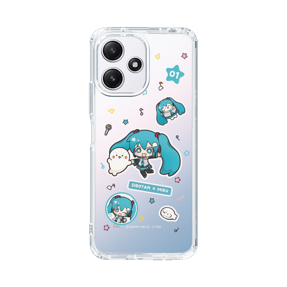 スリムプロテクションケース［ しろたん×初音ミク - ステッカー ］