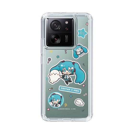 スリムプロテクションケース［ しろたん×初音ミク - ステッカー ］