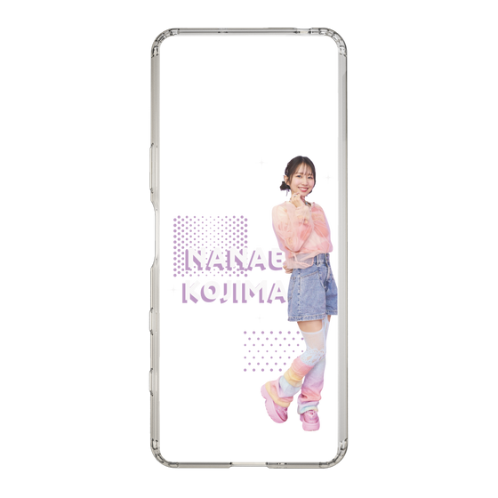 スリムプロテクションケース［ ジャストプロ - 小島菜々恵 - スタンドアップ ］