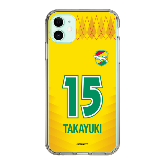 スリムプロテクションケース［ ジェフユナイテッド市原・千葉 - FP1st #15 TAKAYUKI ］