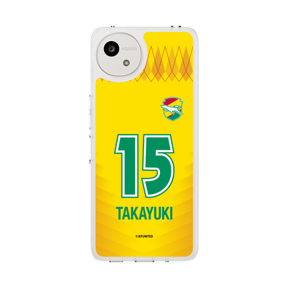 スリムプロテクションケース［ ジェフユナイテッド市原・千葉 - FP1st #15 TAKAYUKI ］