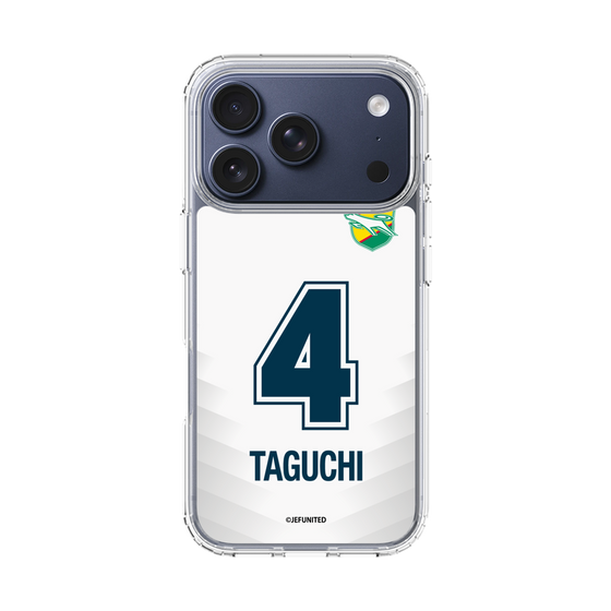 スリムプロテクションケース［ ジェフユナイテッド市原・千葉 - FP2nd #4 TAGUCHI ］