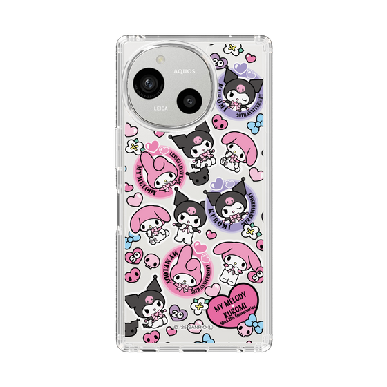 スリムプロテクションケース［ マイメロディ50周年・クロミ20周年 - ステッカー ］