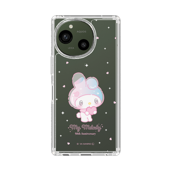 スリムプロテクションケース［ マイメロディ50周年・クロミ20周年 - マイメロディ - ハート ］