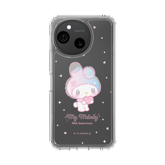 スリムプロテクションケース［ マイメロディ50周年・クロミ20周年 - マイメロディ - ハート ］