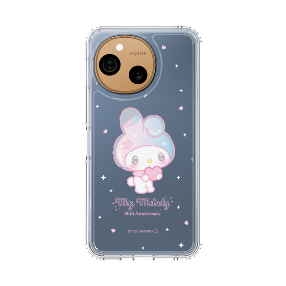 スリムプロテクションケース［ マイメロディ50周年・クロミ20周年 - マイメロディ - ハート ］