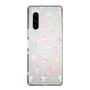 スリムプロテクションケース［ マイメロディ50周年・クロミ20周年 - マイメロディ - ガーリーポップハート総柄 ］
