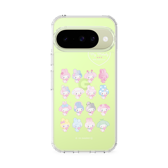 スリムプロテクションケース［ マイメロディ50周年・クロミ20周年 - マイメロディ - ガーリーポップハート ］